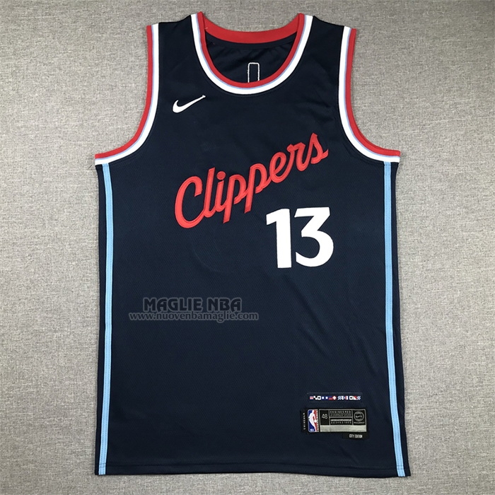 Maglia
 Paul George NO 13 Los Angeles Clippers Icon 2024-25 Blu
